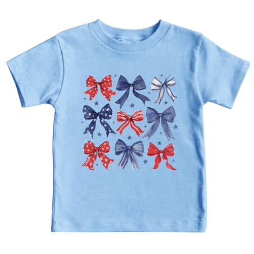 Image of 4th of July Shirts Toddler Boys Girls American Flag USA T-Shirt Kids Patriotic Tee Tops