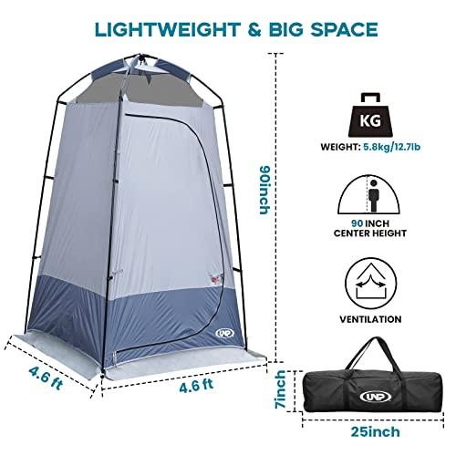 Carpa de camping portátil para 2 personas y ducha miniatura 3