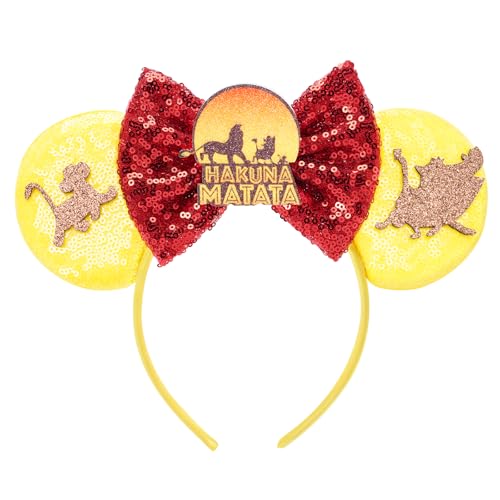Image of FANYITY Mouse Ears, Sequin Mouse Ears Headband for Boys Girls Women Halloween Birthday Party