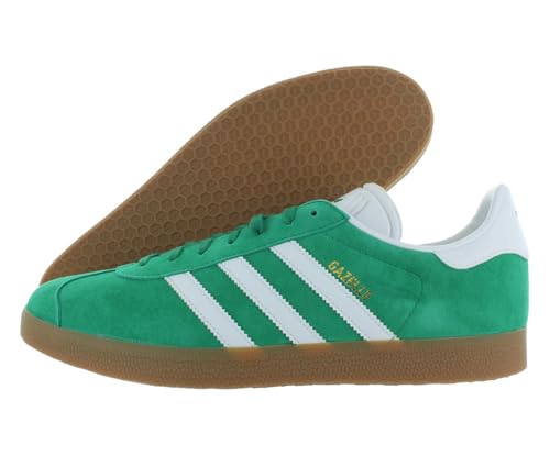 adidas Gazelle Mens Shoes Size 12, Color: Court Green/Cloud White/Gum