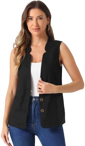 Acquista Gilet da donna autunno inverno con cappuccio chiusura laterale con bottoni isolamento termico in pile in Italia a partire da 25