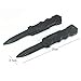 Sujosa 4pcs Retractable Fake Knife Slim Toy Weapon Plastic Prop Dagger Trick Blade for Halloween Fools Day Party Cosplay Joke Gadget Prank Gag Black
