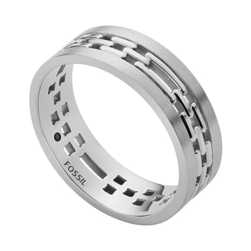Fossil Herren-Edelstahlband Ringe