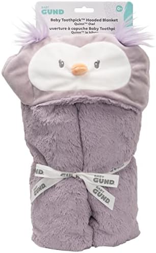 GUND Baby Lil’ Luvs Hooded Blanket, Quinn Owl, Ultra Soft Plush Security Blanket for Babies and Newborns