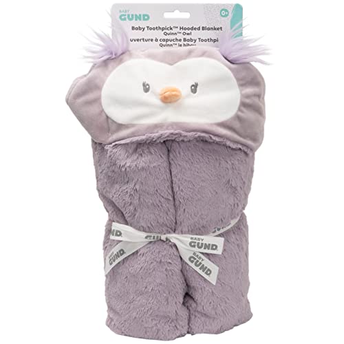 Gund Baby Lil’ Luvs Hooded Blanket, Quinn Owl, Ultra Soft Plush Security Blanket For Babies And Newborns #TOP21