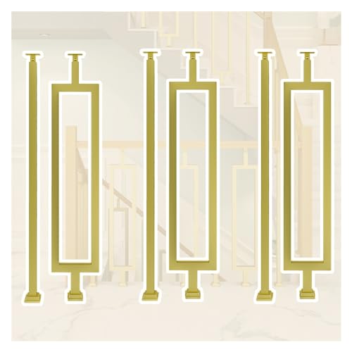 Rampe d'escalier rectangulaire pour sécuriser les balustres intérieurs et extérieurs du foyer