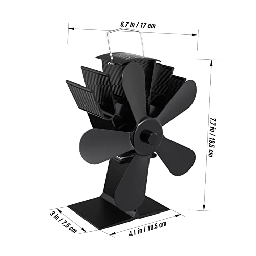 Ventilateur de cheminée feu Mobestech petit ventilateur poêle - 3