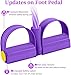 Multifunctional Pedal Resistance Band with Handle,6/8/10 Tubes for All Weights,Upgrade Heavy-Duty Stretch for Full Body Workouts. (Purple 6 Tubes)