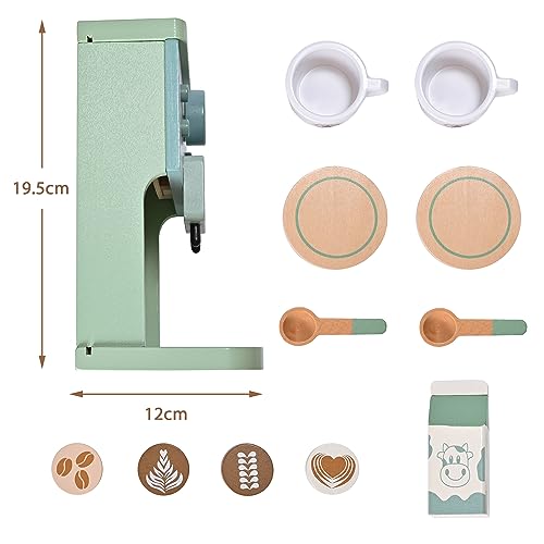 Accessoires de cuisine cafetière verte pour le matin