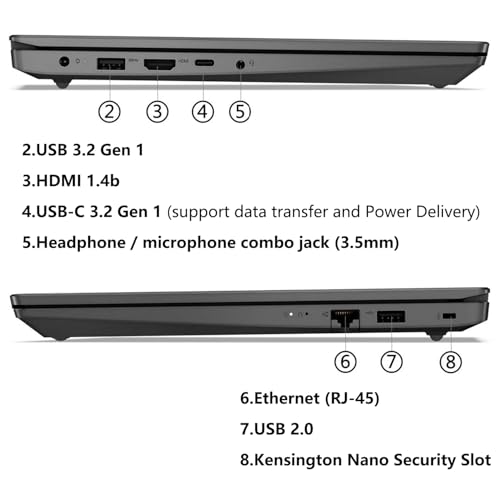 Image of Lenovo 2023 V15 G3 15.6 inch FHD Business Laptop Computer, 12th Gen Intel 10 Cores i5-1235U (Beat i7-1195G7), 40GB DDR4 RAM, 4TB SSD, 802.11AC WiFi, Bluetooth 5.1, Windows 11 Pro, AZ-XUT Cable