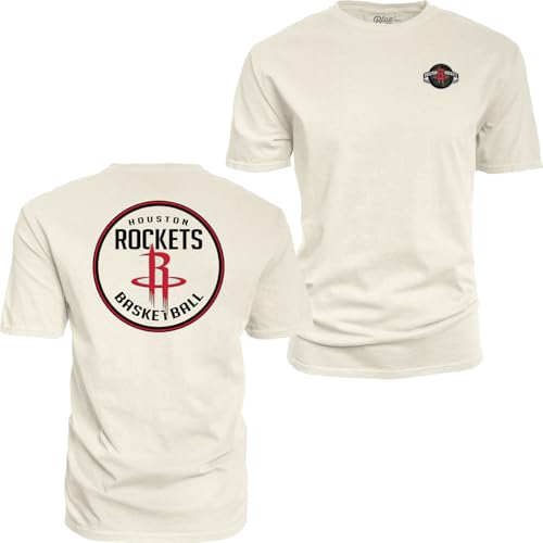 Image of Blue 84 NBA Unisex-Adult NBA Officially Licensed T-Shirt Ringspun Front /Back Ivory