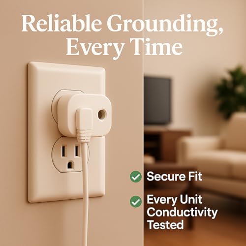 Image of GAYA Grounding Plug Adapter, Dual Port Splitter for Mats and Sheets
