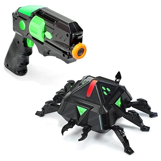ArmoGear Lazer Tag Game | Kids Laser Tag Gun with Spider Set | Indoor and Outdoor Target Shooting Toy | Ideal Electronic Gift for Boys Ages 8 and Older