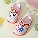 JUXI Toddler Clogs Girls Boys Clogs Garden Shoes Cartoon Slides Toddler Sandals Beach Kids Slippers (Pink,9)