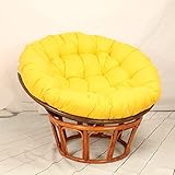 yellow tub chairs for sale ❤ APPLICABLE OCCASIONS: This cushion is suitable for indoor or outdoor cushions of hammock, hanging basket, swing chair; rocking chair, camping chair, rattan chair, living room, family room cushion. This wonderful decoration is an excellent cushion for beds, floors, sofas, reading books, and watching TV.