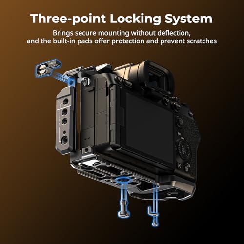 Image of SmallRig A7 V / A7R V / A7 IV Rhinoceros Cage for Sony Alpha 7 V /Alpha 7R V /Alpha 7 IV /Alpha 7S III /Alpha 7R IV, New Sleek & Streamlined Design 6029 | for Sony Alpha 7 V / Alpha 7R V / Alpha 7 IV / Alpha 7S III / Alpha 7R IV, New Sleek & Streamlined Design