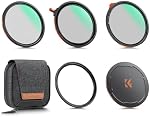 K&F CONCEPT Nano-X 82mm CPL+ND2-32+Black Diffusion 1/4 Magnetic kit, True Colors 28-Layer Coating, Hard Stop ND Filter, Optical Glass, Detachable Combination for Photography & Videography | 1s Swap Pack of 5 Filters + Magnetic Base Ring + Lens Cap Ki