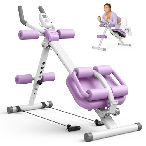 EPHESPORT Adjustable Ab Machine, Multifunctional Ab Workout Equipment, Ab ＆ Sit Up Machine for...