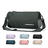 Kleine Turnbeutel für Frauen Mehrfarbige Turnbeutel für Männer wasserdichte Trainingstasche Mini Seesack Süße leichte Carryon Sporttasche Badetaschen für Schwimmer mit nassen Kleiderfächern