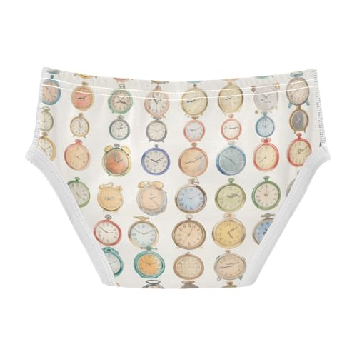 KLL Clock Gray Toddler Boys' Cotton Training Underwear Cute Children Panties2