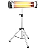 Wärmt ohne zu blenden dank hochwertiger Low Glare-Carbon-Infrarotröhre - ca. 5.500 Leuchtstunden mit 80% Lichtreduzierung