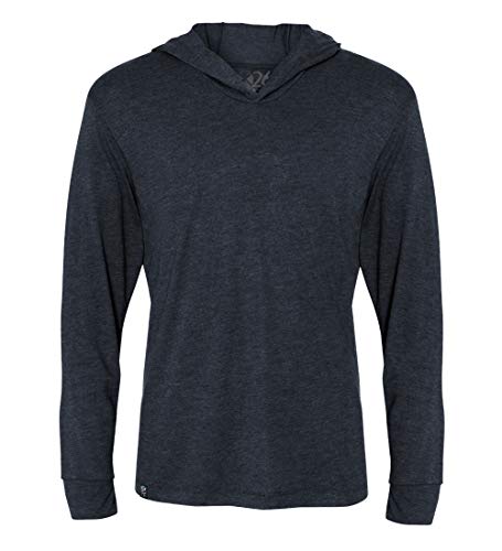 EXIT 26 Men's Tri-blend Long Sleeve T-shirt Pullover Lightweight Hoodie