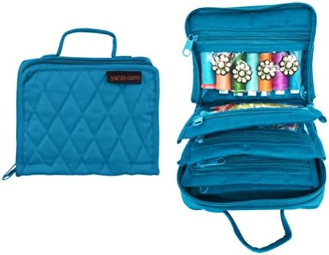 Yazzii Crafters Mini Organizer Tote Bag - Multipurpose Storage Organizer for Crafts, Cosmetics, & Jewelry