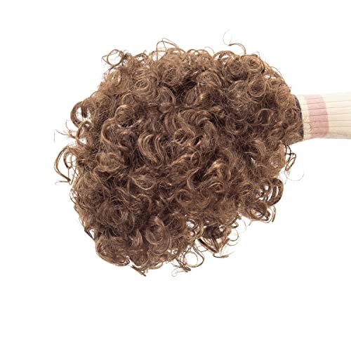 SWACC Brown Mixed Curly Grandmother Cosplay Wig #TOP27
