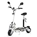 ECOXTREM Patinete Scooter Eléctrico Dos Ruedas, Color Blanco, Plegable, con suspensión, Motor de 1000W, Velocidad hasta 30-40km/h, Autonomía hasta 20km. Matriculable