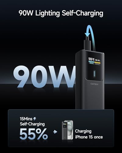 CUKTECH 10 100W 10,000mAh Power Bank Combo miniatura 4