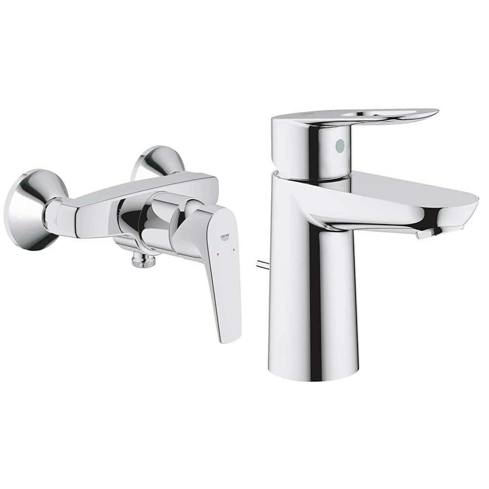 Mitigeur monocommande Douche GROHE pour remplacer un robinet mural et un lavabo fuyant