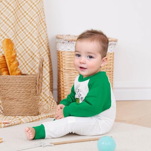 My First St. Patrick's Day Baby Girl Boy Outfit Clover Pattern Jumpsuit Romper Onesie Newborn Irish Day Clothes3
