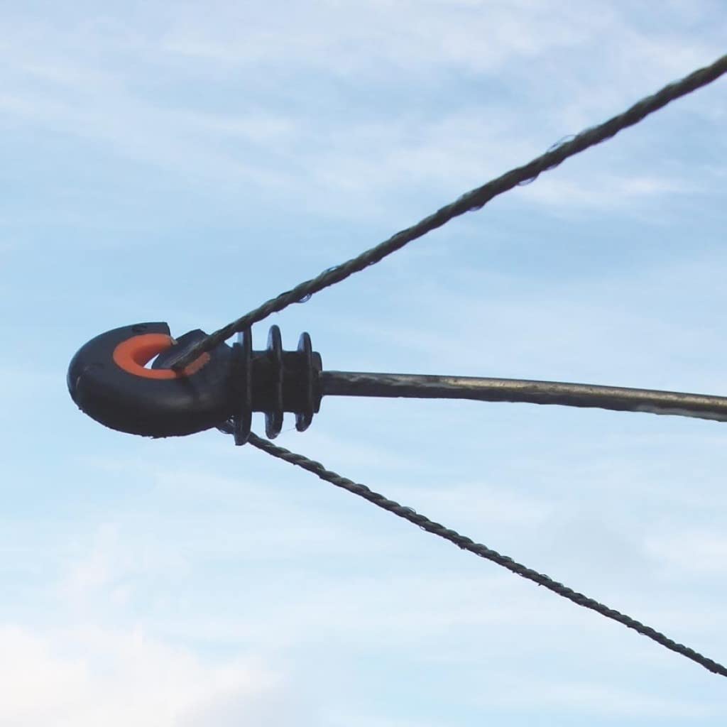 Gallagher XDI - Aislador de anillas (10 unidades, 20 cm)
