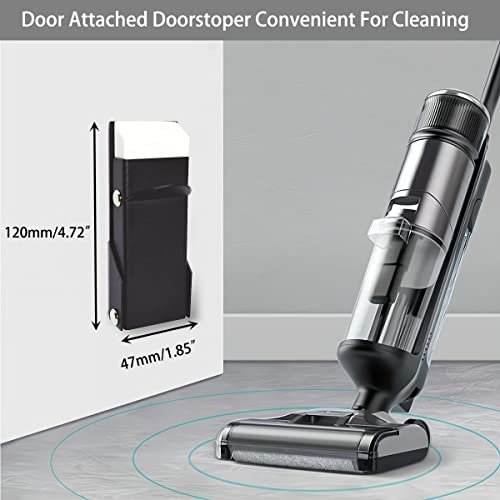 Door Stopper Hold Door Open - Self Adhesive Door Stop Holder No Drilling, Door Stoppers For Bottom Of Door, Doorstop With Rubber Tip, Kickdown Door Stop, Door Mount Wedge Stopper Catch, Easy Install #TOP6