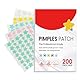 200 Pimple Patch Hydrokolloid Pickel Patch Akne Patches Wasserdichte Atmungsaktive Acne Patch Pflaster Anti Mit Teebaumöl Tag (Star)