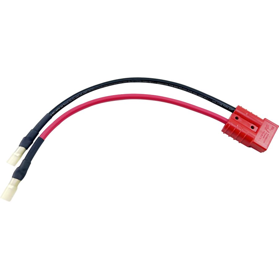 Miniatura 2 de RCPW Arnés de reparación de conector de alimentación de batería Anderson SB50 rojo 50A con cables, utilizado para compradores SaltDogg Salt Spreader