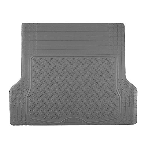 Image of FH Group ClimaProof Universal Cargo Mat - All-Weather, Trimmable Trunk Mat (54.5 inch W x 44 inch D) - Fits Most Cars, SUVs & Trucks - Gray