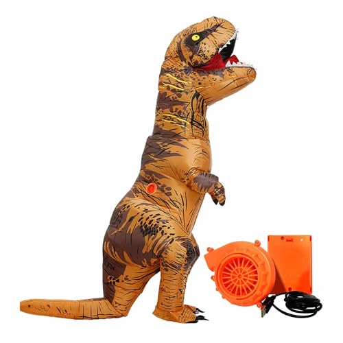 Disfraz inflable de dinosaurio T-Rex para niños miniatura 1