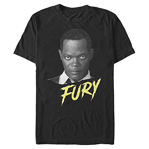 T-shirt Marvel manches courtes coupe Big and Tall ample noir taille 4XL