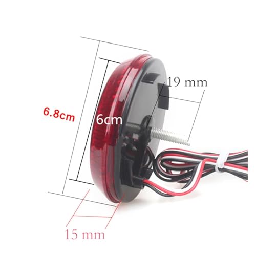 Réflecteur de pare-chocs arrière rouge pour Toyota Corolla 2009-2010 - 2