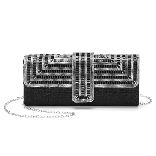 Sac de soirée formel DTGN aux finitions strass et cristaux exclusifs