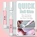 20 Pcs Nail Glue Set for Acrylic Press On Nails Tip Super Strong Glue for Fake Nails Professional Adhesive Super Bond Fast Drying Glues Long Lasting 0.07oz No Need for UV Lamp