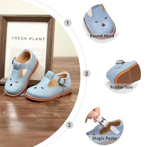 Image of Otter MOMO Toddler Little Boys Girl's Ankle Boots Side Zipper Lace-Up Outdoor Walking Shoes