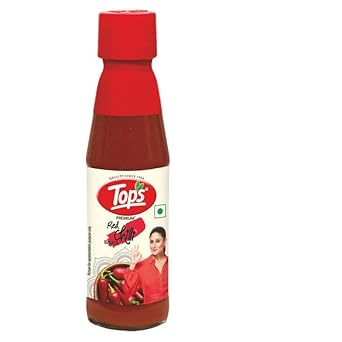 TOPS Red Chilli Sauce | 200g. Glass Bottle - image, photos