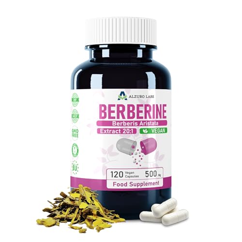 Alzuro Labs Berberina | 10.000 mg de equivalencia (500 mg de extracto...