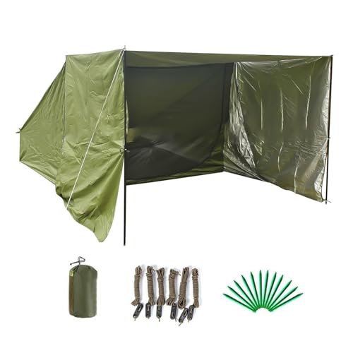 YSMSMZJK Gartenhütte mit Abnehmbarem Schattentuch Carport Geeignet für Schaukelstuhl, Outdoor-Sofa Motorradgarage Winterfest Fahrradhülle Wohnmobil