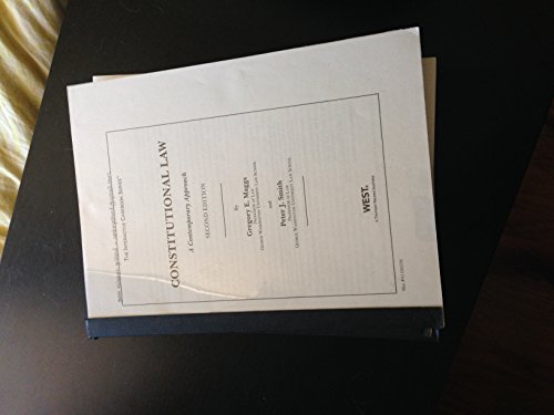 Constitutional Law: A Contemporary Approach, 2d (Interactive Casebook Series)