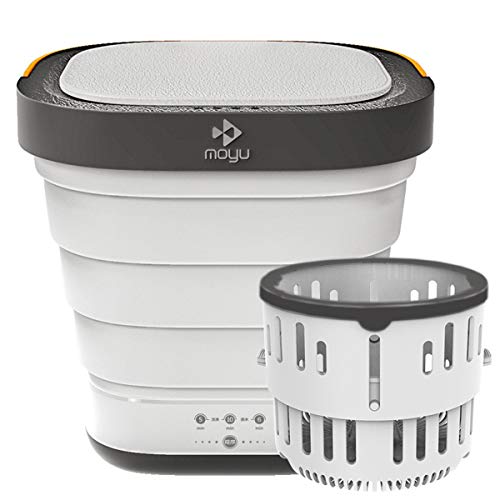 MOYU Portable Washing Machine Foldable Bucket Washer with Soft Spin Dry and Drainage Pipe(110V/240V, US Plug,English User manual) MOYU Portable Washing Machine Foldable Bucket Washer with Soft Spin Dry and Drainage Pipe(110V/240V, US Plug,English User manual)