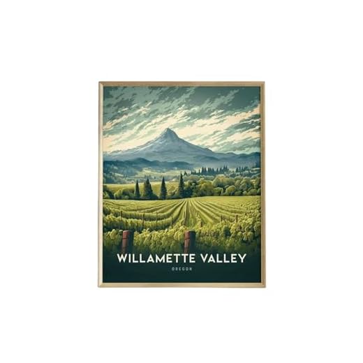 Oregon Wine Wall Art 16x20 Print