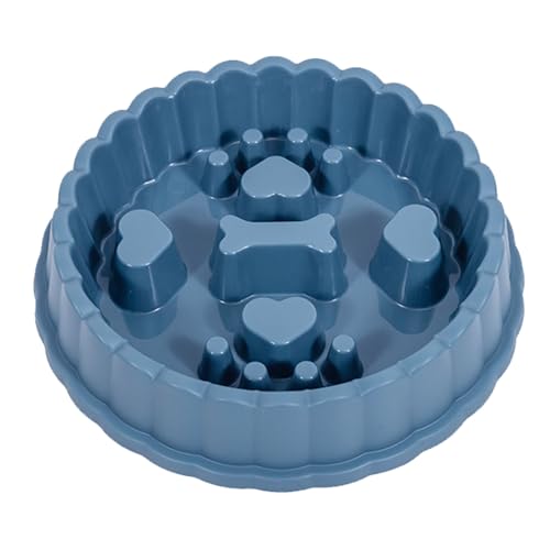 Ciotola Slow Feeder per Cani e Gatti, Grande Capacità, Antistrozzo e Anti Rovesciamento - Materiale PP Sicuro e Facile da Pulire, Ideale per Cani di Taglia Piccola Media e Grande